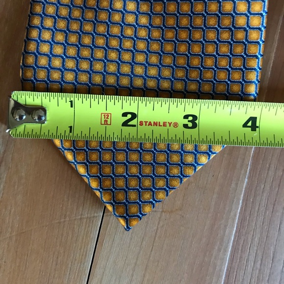 Dolcepunta Italian Men’s,Unisex Hand Made Silk Tie - Picture 4 of 5